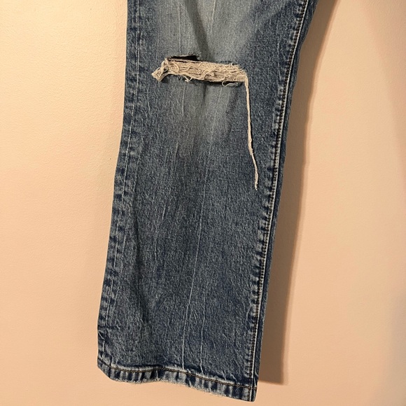 Made and Loved Loft High Waist Straight Cropped Jeans size 4 - Picture 2 of 8